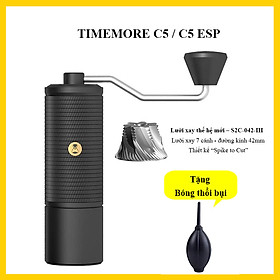 Cối xay cà phê Timemore C5 ESP | Lưỡi xay thế hệ mới – S2C-042-III - Hàng chính hãng Timemore