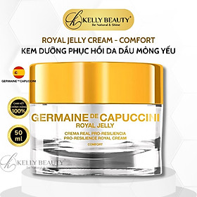 Kem Phục Hồi Da Dầu Germaine Royal Jelly Cream Comfort - Giảm Kích Ứng, Làm Dày Da, Phục Hồi Cấu Trúc Da | Kelly Beauty