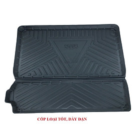 Thảm lót cốp xe ô tô Peugeot 5008 nhãn hiệu Macsim chất liệu TPV cao cấp màu đen(113)