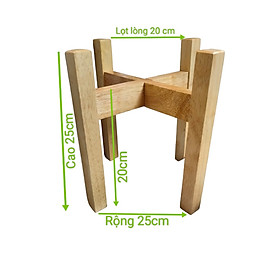 Mua Kệ Đôn Giá Gỗ Để Chậu Cây  Chậu Hoa Trang Trí Nhà Cửa  KT Lọt Lòng 20cm  Kệ Tháo Rời  Màu Gỗ