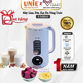Máy Làm Sữa Hạt Đa Năng Mini UNIE UMB10 (Model New) 8 Chức Năng, Dung Tích 1L - Hàng Chính Hãng