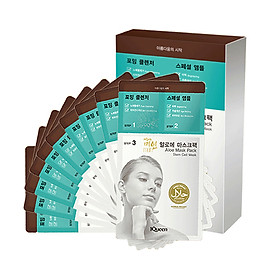 Mặt Nạ Tinh Chất Tế Bào Gốc Thực Vật The Rucy IQueen 3in1 Aloe Mask Pack (10 miếng/hộp)