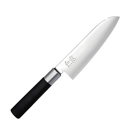 Mua Dao Santoku KAI Wasabi Black - 16.5cm - Hàng chính hãng