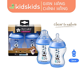 Bình sữa ty siêu mềm tự nhiên Tommee Tippee Closer to Nature 260ml