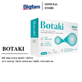 Giảm Mệt Mỏi Căng Thẳng Suy Nhược Thần Kinh Do Thiếu Vitamin B6 Botaki