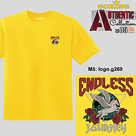Endless Journey, mã logo.g269. Áo thun nam nữ in logo đẹp, form unisex. Áo phông GOKING hàng hiệu, quà tặng cao cấp cho gia đình, cặp đôi, lớp nhóm, doanh nghiệp