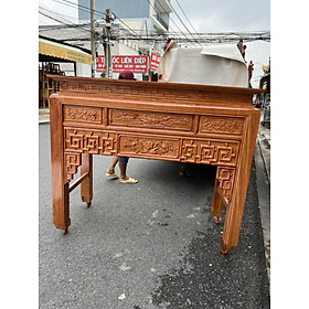 Mua Án gian thờ gỗ hương đá 1 tầng bàn thờ gia tiên ngang 1m75 -1m95 siêu đẹp (  0988 587 165 )