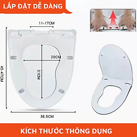 Mua Nắp bệt bồn cầu Nắp đậy bồn cầu đóng êm siêu bền không vỡ