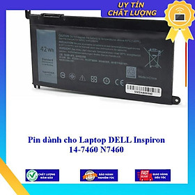 Pin dùng cho Laptop DELL Inspiron 14-7460 N7460 - Hàng Nhập Khẩu New Seal