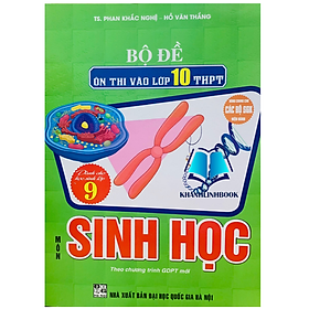 Sách - bộ đề ôn thi vào lớp 10 THPT môn sinh học