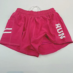 Quần đùi boxer short ngắn thể thao nữ, chất vải si thoáng mát tập gym, chạy bộ, nhảy dance siêu xinh