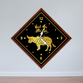 Mua Đồng hồ treo tường hình con Trâu - Đồng hồ cho người tuổi Sửu WC044