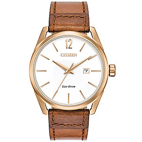 Đồng Hồ Nam Citizen Dây Da BM7418-17A - Mặt Trắng