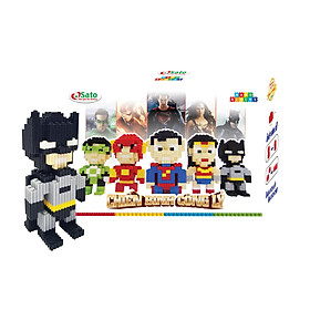 Đồ chơi ghép hình Chiến binh công lý Batman Sato 015 - 516 chi tiết