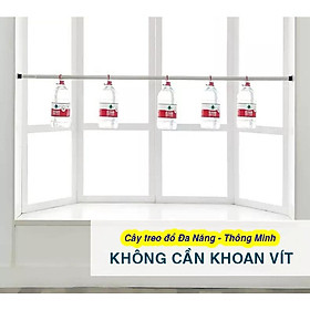 Mua loại Dài nhiều size (giao màu ngẫu nhiên) - Cây treo Đa Năng Thông Minh KHÔNG CẦN KHOAN VÍT