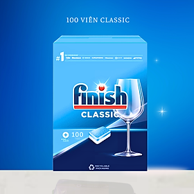 Viên rửa bát tổng hợp FINISH 100 viên hương chanh