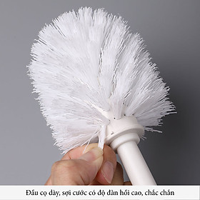 Mua  MUA 1 TẶNG 1  Cây chà toilet cán dài nhựa PS dày cứng cao cấp