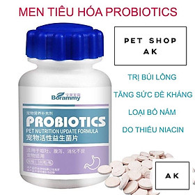 Men tiêu hoá Probiotic cho chó mèo Borammy hỗ trợ đường tiêu hoá