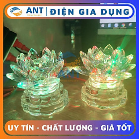 Mua Đèn thờ hoa sen pha lê - 40