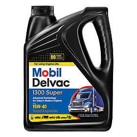 Nhớt Xe Ô Tô Máy Dầu Mobil Delvac 1300 Super (3.78L)