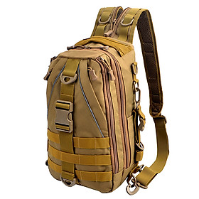 Multi-purpose Tactical Sling Pack Backpack Crossbody Shoulder Bag Daypack for Outdoor Fishing Hiking Climbing