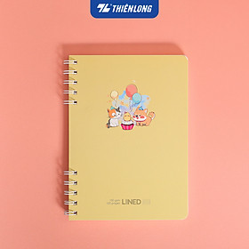 Sổ lò xo đường kẻ ngang 7mm A5 Thiên Long