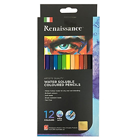 Bộ Bút Chì Màu Nước Renaissance Masterart Series (12 Màu)