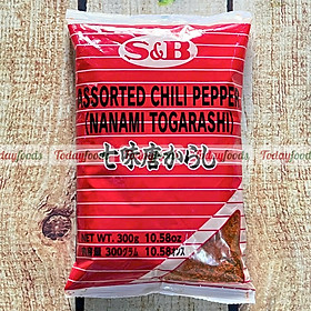 Bột Ớt 7 vị Nanami Togarashi S&B (Nhật Bản) gói 300G - Assorted Chili Pepper