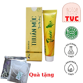 Kem bôi da Thuần Mộc giảm mẩn ngứa (mẫu mới) - Tặng Kèm 1 Gói Trà Túi Lọc Wonmom