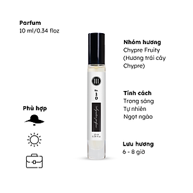 Nước hoa nữ Morra No.10 (Peony Cedar) nguyên liệu nhập Pháp, hương thơm trong sáng, ngọt ngào lưu hương thơm lâu - dạng xịt