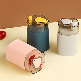 Mua Hộp đựng tăm thông minh- lọ đựng tăm- hũ đựng tăm xỉa răng ân nút tự động tiện lợi - Xanh chàm