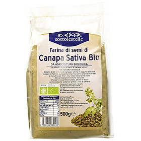 Bột hạt gai dầu hữu cơ Sottolestelle 500g Organic Hemp Flour