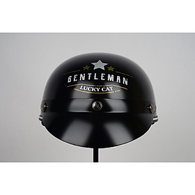 Mũ Bảo Hiểm 1 2 Đầu CHITA HELMETS CT6B1 Tem Gentlemen Cat