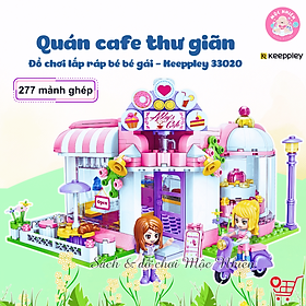 Đồ chơi lắp ráp, xếp hình Keeppley 33020 - Quán cafe thư giãn (277 mảnh ghép) - Dành cho bé gái từ 6 tuổi
