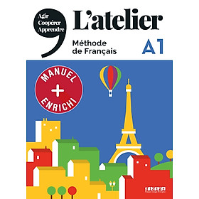 Sách học tiếng Pháp trình độ A1 L'ATELIER + A1 - LIVRE + DIDIERFLE.APP