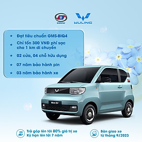 Phiếu đặt cọc [LV1-170 Km] Ô tô điện Wuling Mini EV