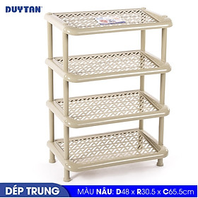 Mua Kệ dép trung nhựa Duy Tân 4 tầng (48 x 30.5 x 65.5 cm) - 41736 - Giao màu ngẫu nhiên - Hàng chính hãng