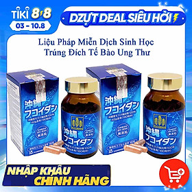 Combo 2 Hộp Okinawa Fucoidan Kanehide Bio Của Nhật Bản (180 Viên x2) Phòng Và Hỗ Trợ Ức Chế Tăng Trưởng Tế Bào Ung Thư, Nâng Cao Đề Kháng, Hệ Miễn Dịch Cho Cơ Thể.