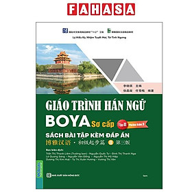 Sách - Giáo Trình Hán Ngữ Boya - Sơ Cấp - Tập 2 - Sách Bài Tập Kèm Đáp Án (Phiên Bản 3)