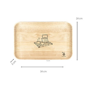 Mua Đĩa gỗ chữ nhật | size lớn | Mina Shop Q12_Gỗ Đức Thành - 26141Q12