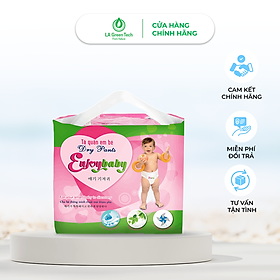 Bỉm tã quần em bé ENJOYBABY Gói Trung Cao Cấp nhiều size cho bé từ 4-25kg, mềm mại, thấm hút, chuẩn chất lượng Châu Âu