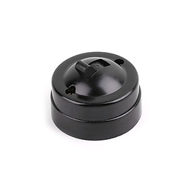 Retro Single-control Switch Old-fashioned Round Surface Mounted Wall Light Button Switch
