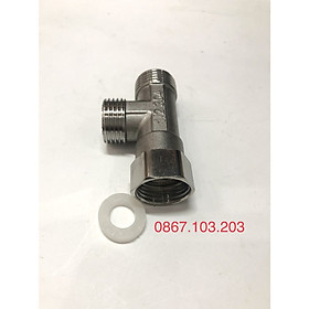 Mua TÊ CẦU CHIA NƯỚC INOX REN 21mm -TÊ 2 REN NGOÀI 1 ĐẦU ỐC INOX 304  HÀNG CHẤT LƯỢNG 