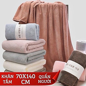 Mua Khăn tắm lông cừu Hàn Quốc siêu mềm mịn   cao cấp  dày  thấm hút tốt   loại lớn 70 x 140 cm