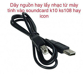 Mua Dây nguồn hay lấy nhạc từ máy tính vào soundcard K10  K108  icon pro  HF5000 Pro  H9 pro