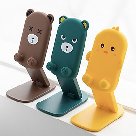 Mua Giá Đỡ Điện Thoại - Ipad Hình Gấu Vịt dễ thương  Có Thể để nâng smartphone live stream tự chụp quay video cam trước Điều Chỉnh Độ Cao - miếng lót chuột