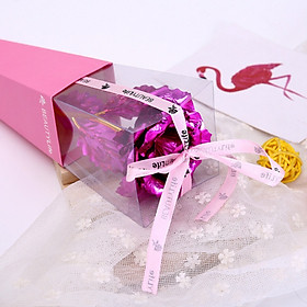 Imitation Gold Foil Plated Rose Wedding Decoration Golden Rose Gold Dipped artificiales artificial flower Personalized