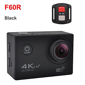 Camera hành động Máy quay WiFi 4K HD có điều khiển từ xa Máy ảnh thể thao chống nước Deportiva 2 inch Máy ảnh mini 16MP 1080P Màu sắc: Đen