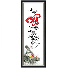 Decal dán tường thư pháp chữ NGỘ nhiều kích thước