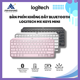 Mua Bàn phím không dây Bluetooth Logitech MX Keys Mini - Nhỏ gọn  Sạc USB-C  Phím tắt thông minh - Hàng chính hãng